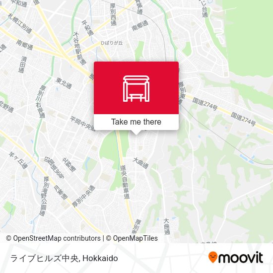 ライブヒルズ中央 map