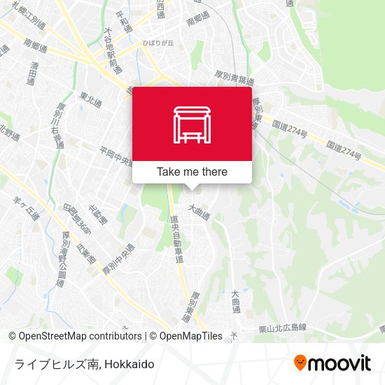 ライブヒルズ南 map