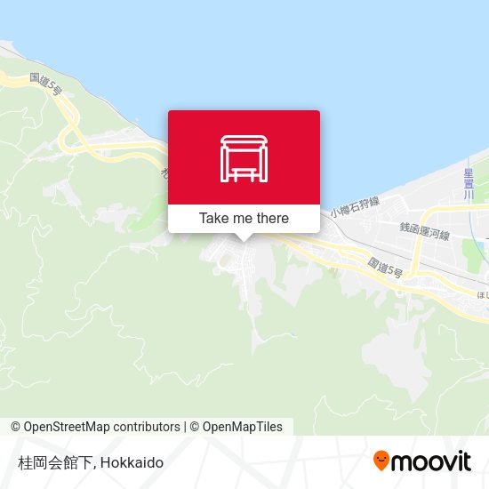 桂岡会館下 map