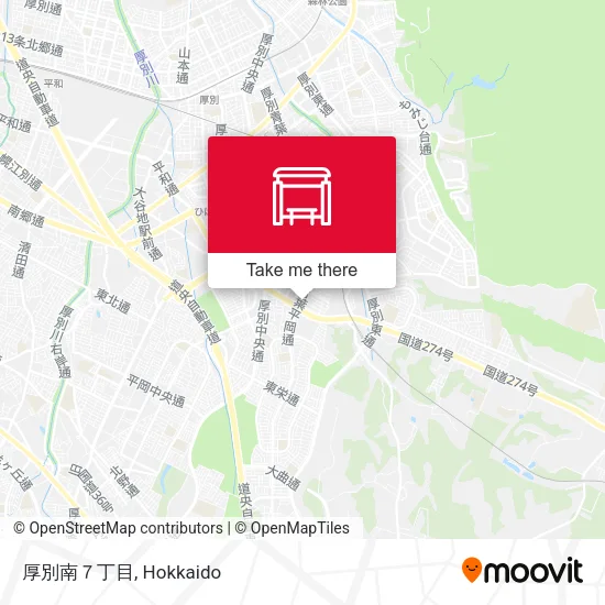 厚別南７丁目 map