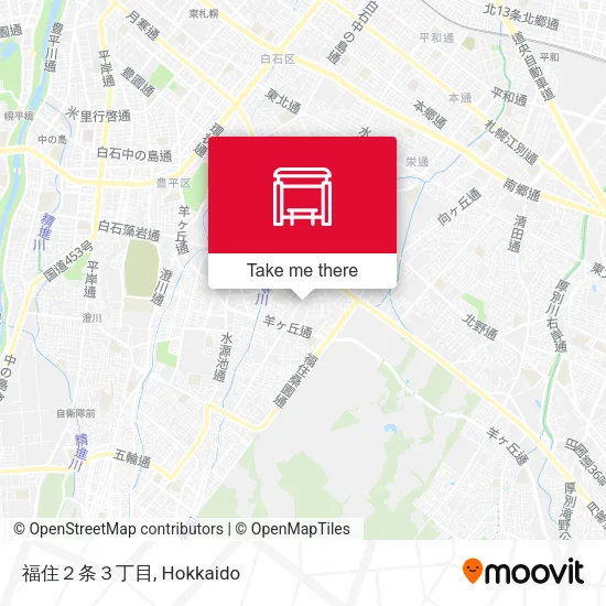 福住２条３丁目 map