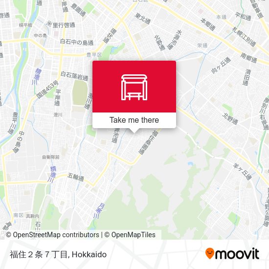 福住２条７丁目 map
