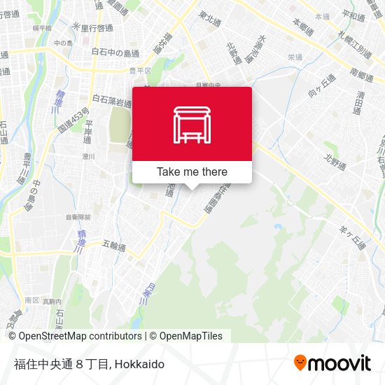 福住中央通８丁目 map