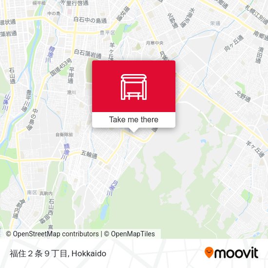 福住２条９丁目 map