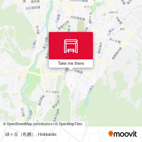 緑ヶ丘（札幌） map