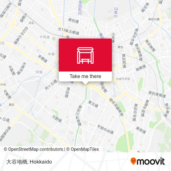 大谷地橋 map