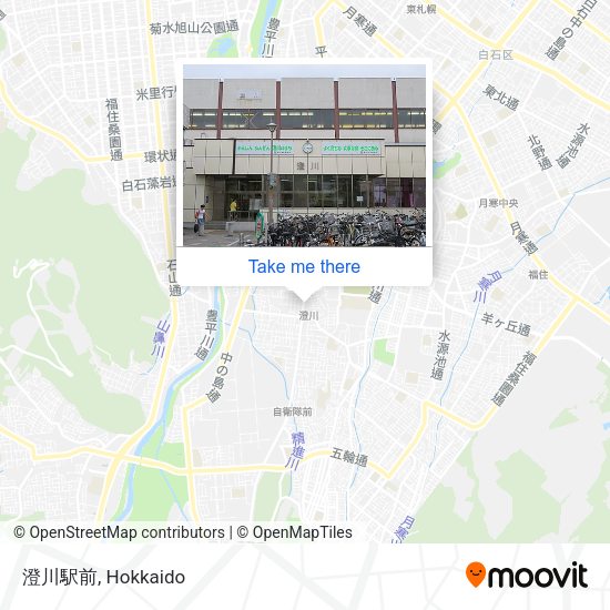 澄川駅前 map