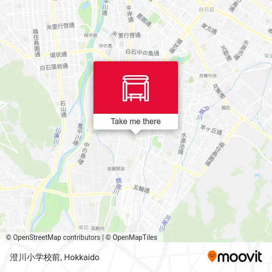 澄川小学校前 map