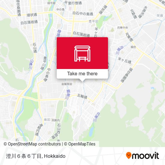 澄川６条６丁目 map