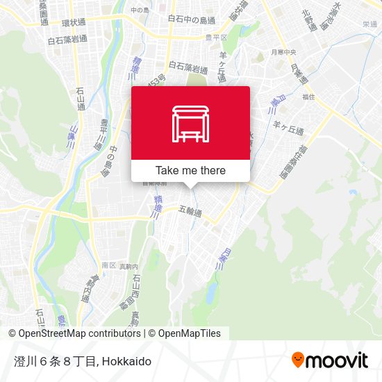 澄川６条８丁目 map