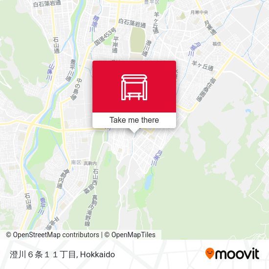 澄川６条１１丁目 map
