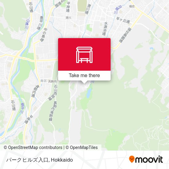 パークヒルズ入口 map
