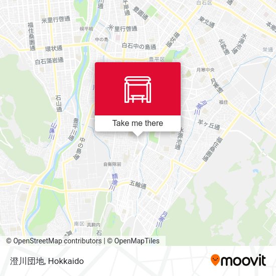 澄川団地 map