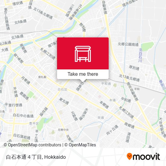 白石本通４丁目 map