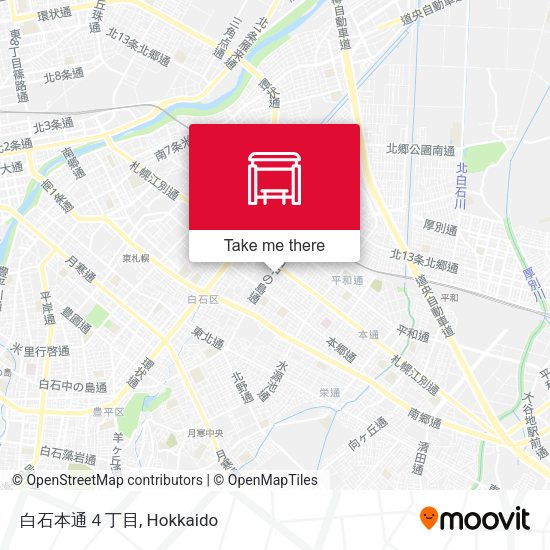 白石本通４丁目 map