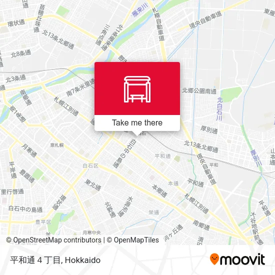 平和通４丁目 map