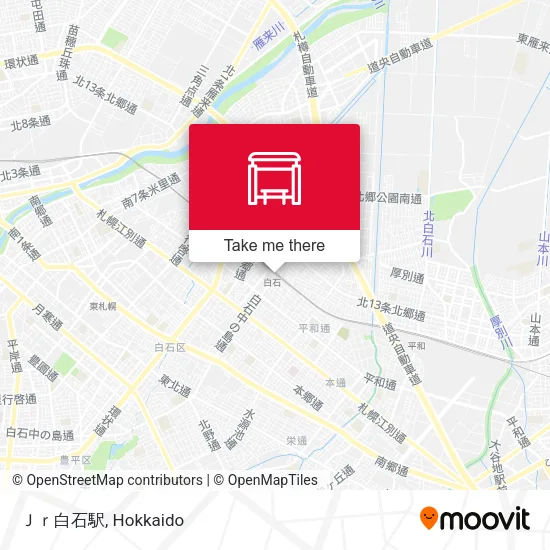 Ｊｒ白石駅 map