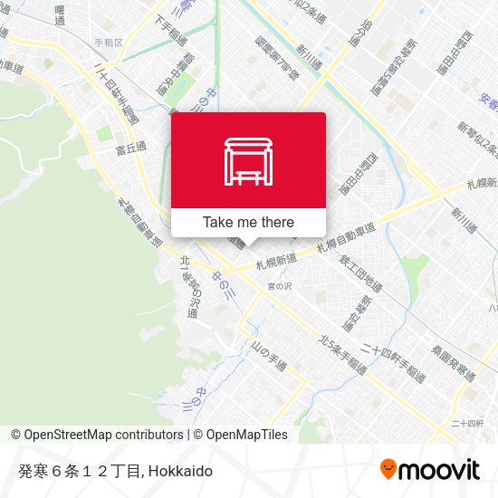 発寒６条１２丁目 map