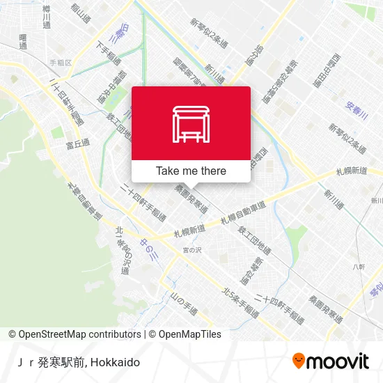 Ｊｒ発寒駅前 map