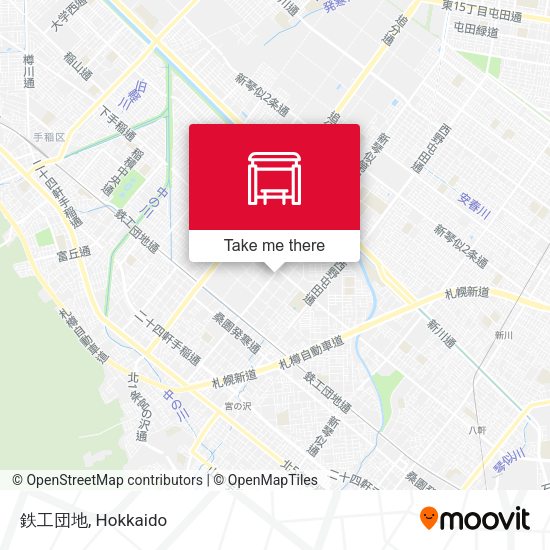 鉄工団地 map