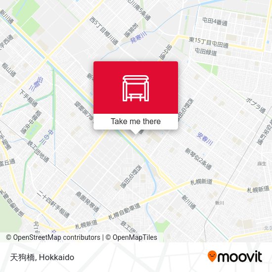 天狗橋 map