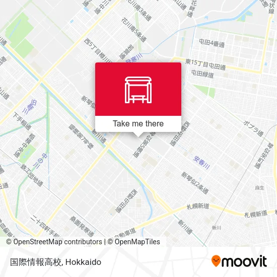 国際情報高校 map