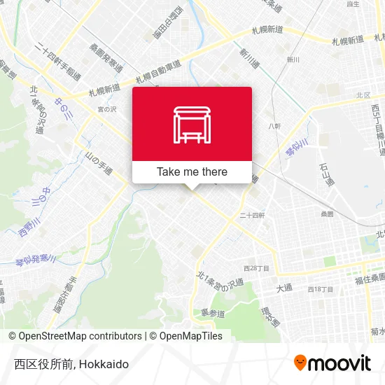 西区役所前 map