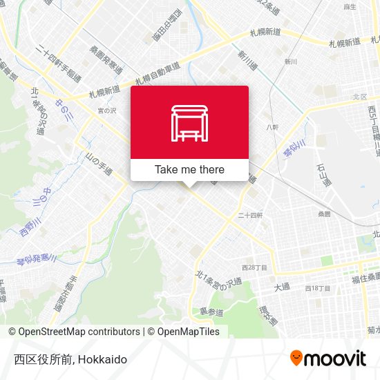 西区役所前 map