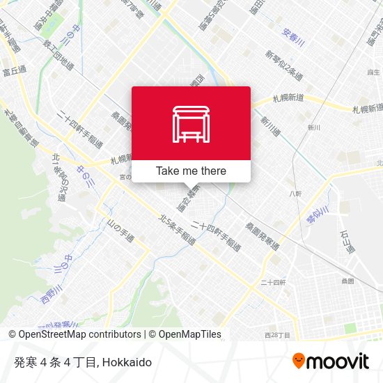 発寒４条４丁目 map