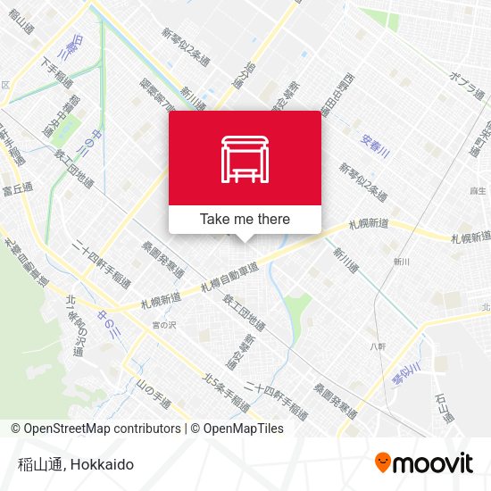 稲山通 map