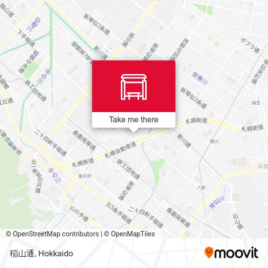 稲山通 map