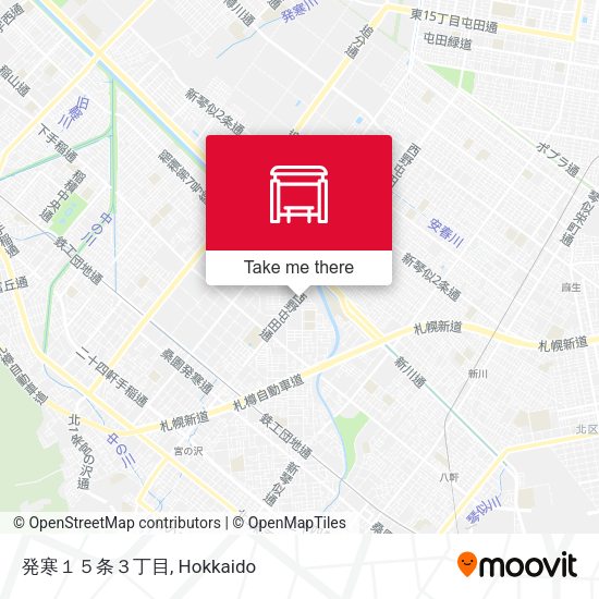 発寒１５条３丁目 map