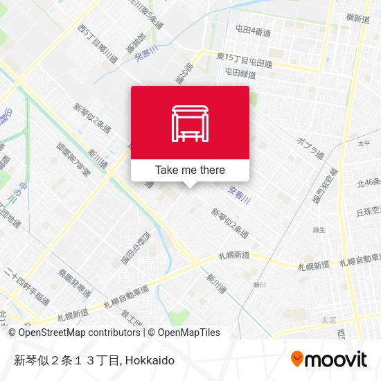 新琴似２条１３丁目 map