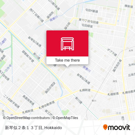 新琴似２条１３丁目 map