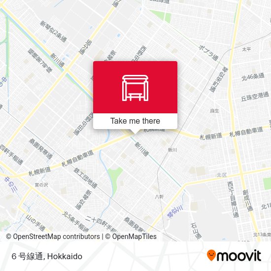 ６号線通 map