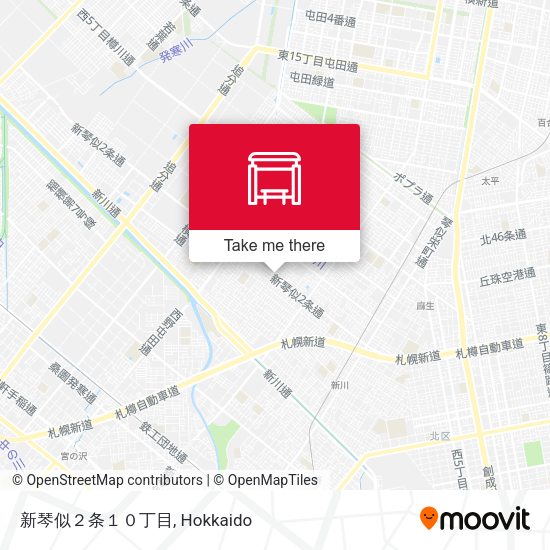 新琴似２条１０丁目 map