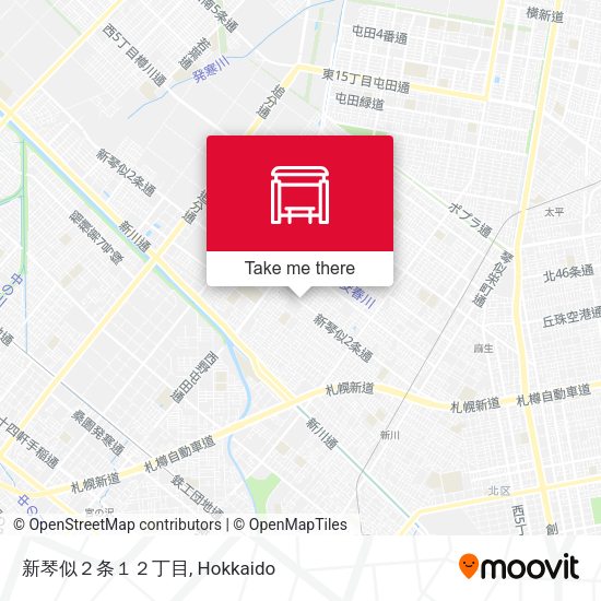 新琴似２条１２丁目 map