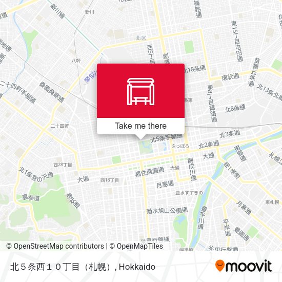 北５条西１０丁目（札幌） map