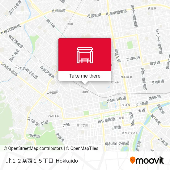 北１２条西１５丁目 map