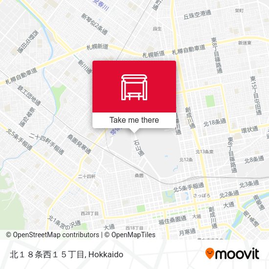 北１８条西１５丁目 map