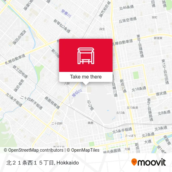 北２１条西１５丁目 map