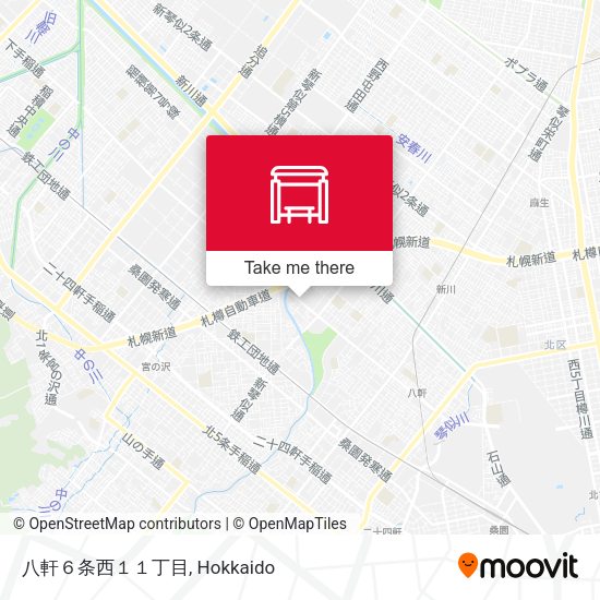 八軒６条西１１丁目 map