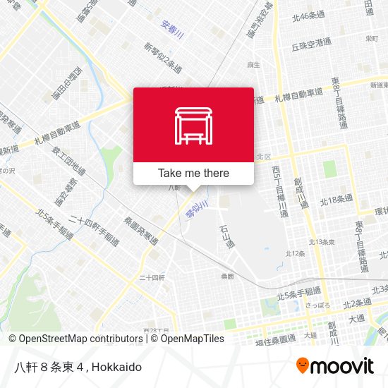 八軒８条東４ map