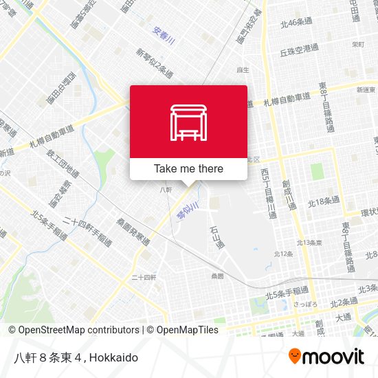 八軒８条東４ map
