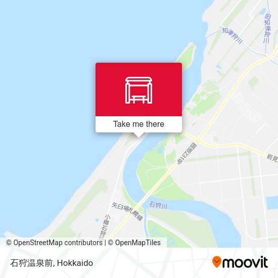石狩温泉前 map