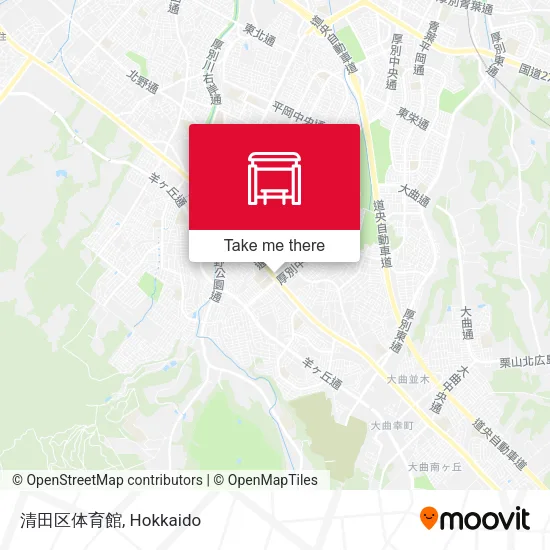 清田区体育館 map