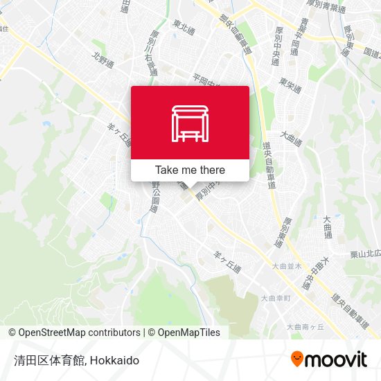 清田区体育館 map