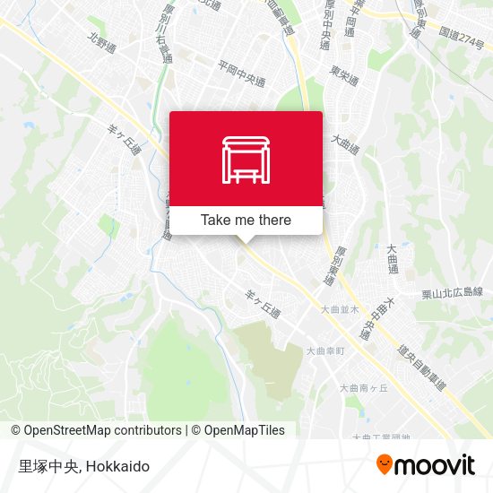 里塚中央 map