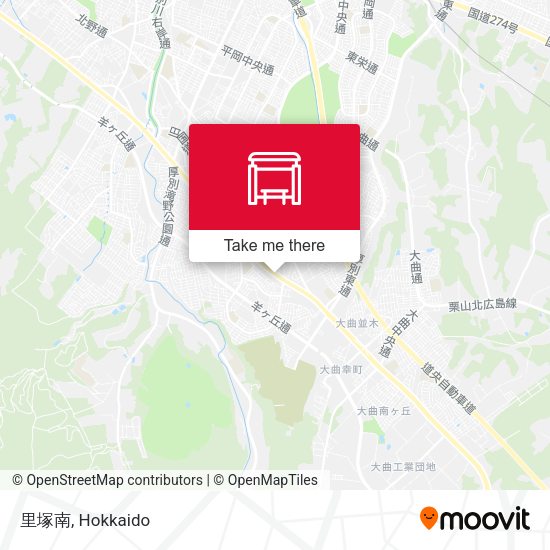 里塚南 map