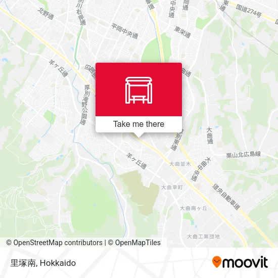 里塚南 map